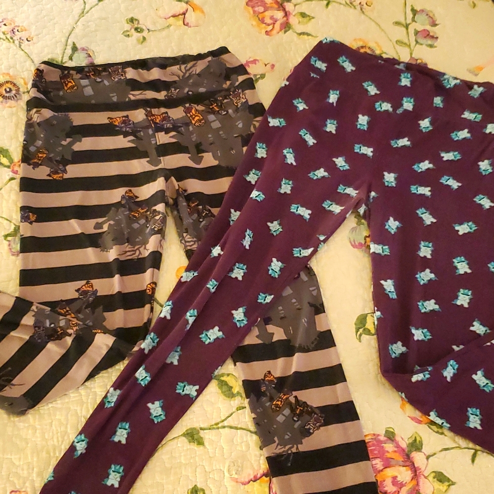 2 pair Lularoe leggings One Size